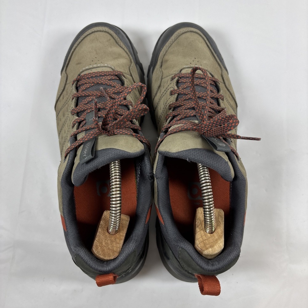 Oboz Sypes Mens 9.5 Low Top Brown Leather B-Dry Trail Hiking Shoes Waterproof - Picture 5 of 12